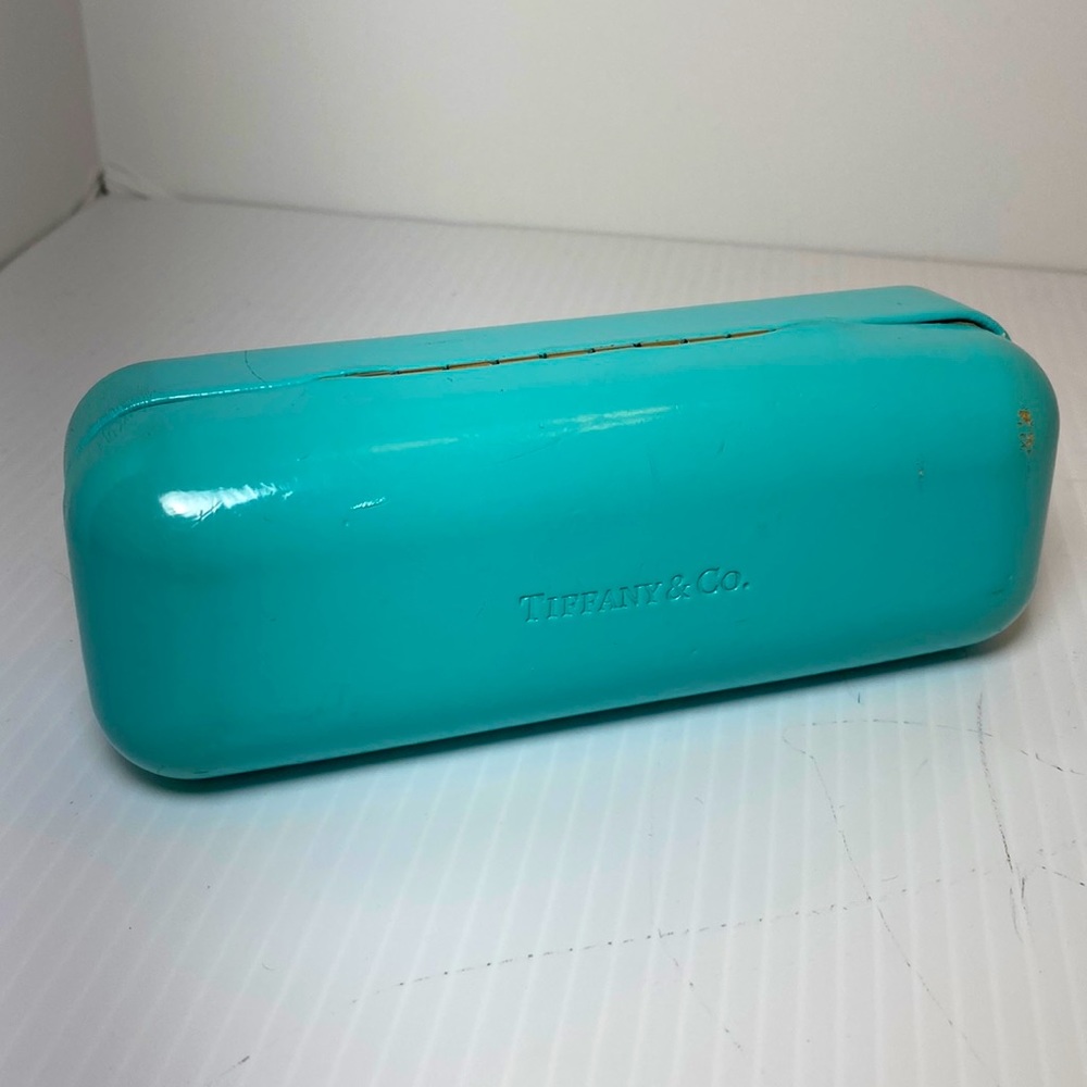Tiffany & Co Glasses Case Large Hard Clamshell And cloth